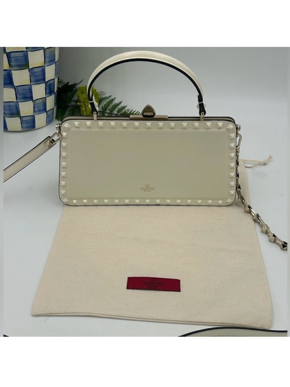 Women’s Valentino Garavani rockstar shoulder bag made in Italy